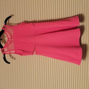 Hot pink dress
